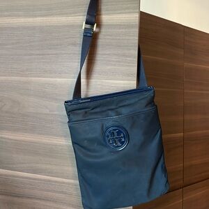 Tory Burch navy blue crossbody bag